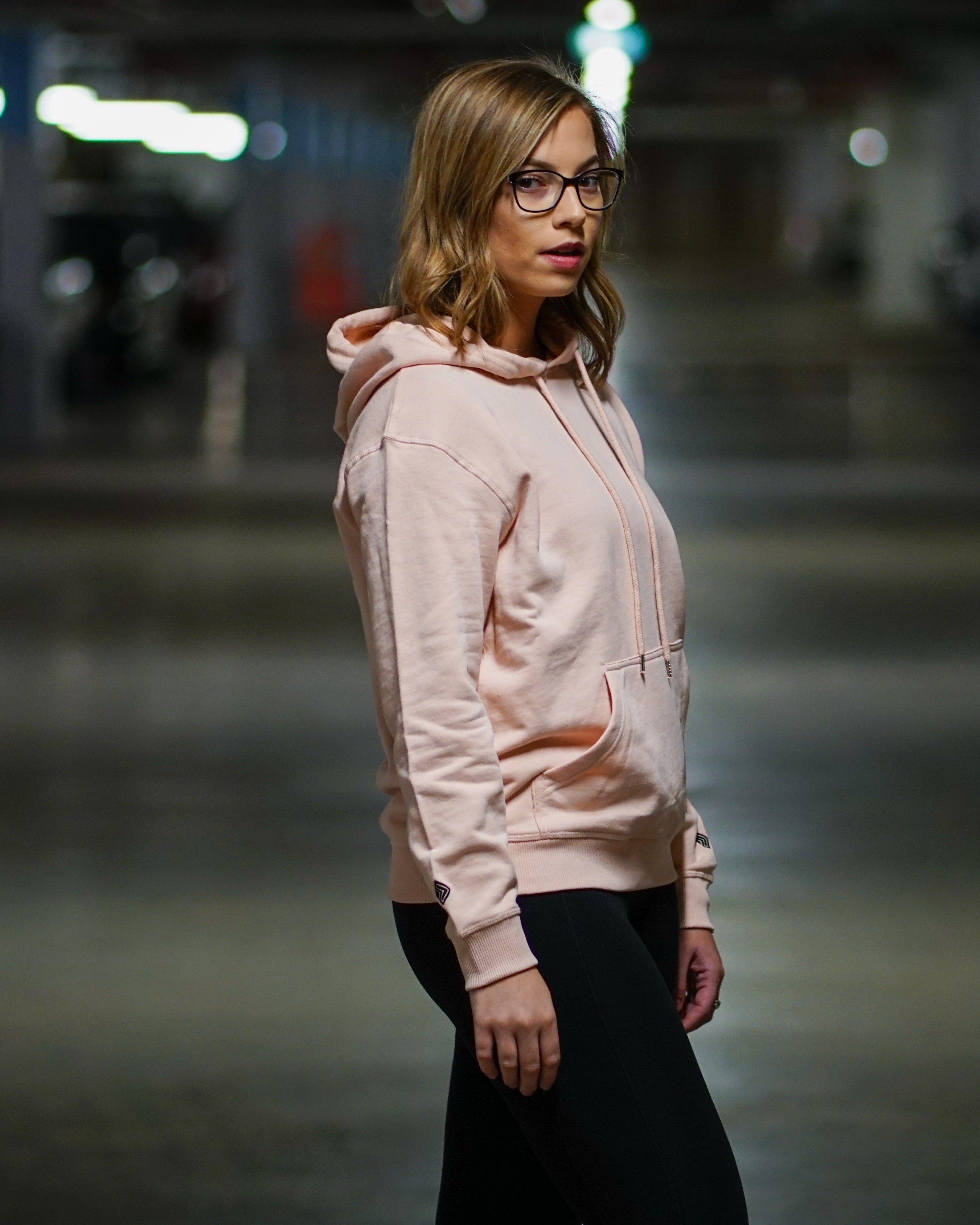 evlv gear Ace Premium Hoodie- Misty Pink